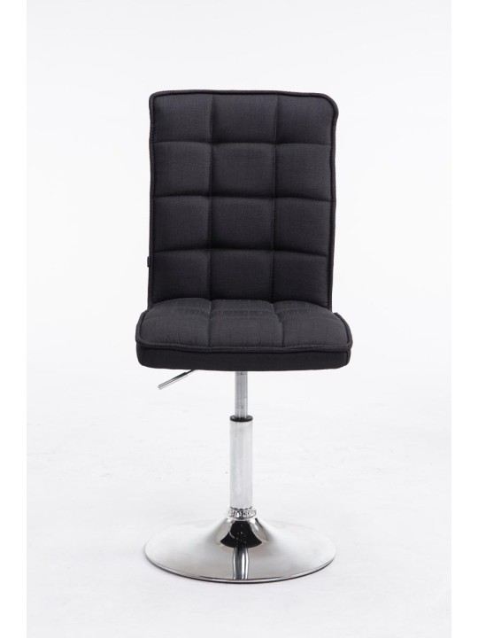 Eetkamerstoel Peking V2 stof, zwart Eetkamerstoel Peking V2 stof, zwart