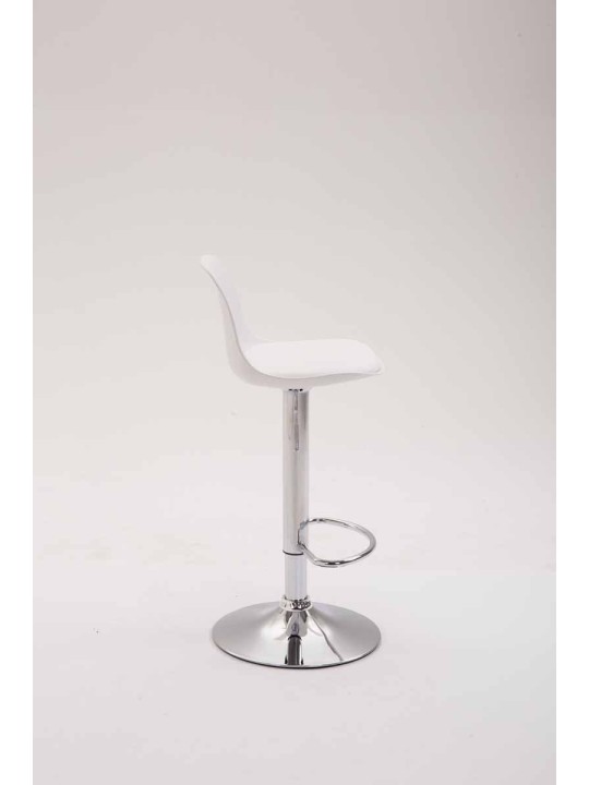 Barkruk Kiel kunstleer, wit