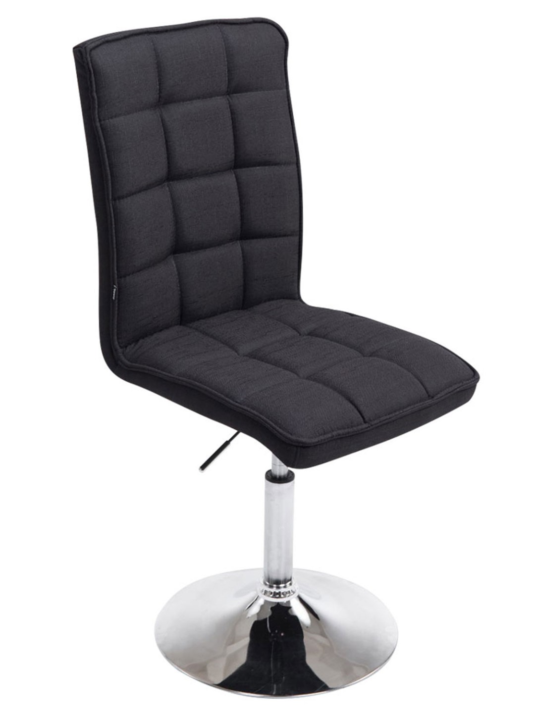 Eetkamerstoel Peking V2 stof, zwart