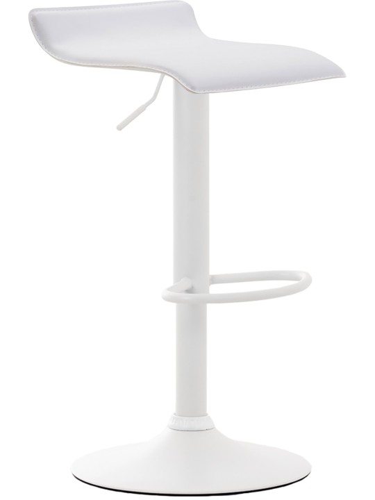 Barkruk Dyn V2 kunstleer, wit