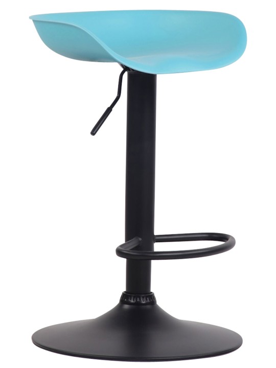 Set van 4 barkrukken Anaheim kunststof zwart, blauw Set van 4 barkrukken Anaheim kunststof zwart, blauw