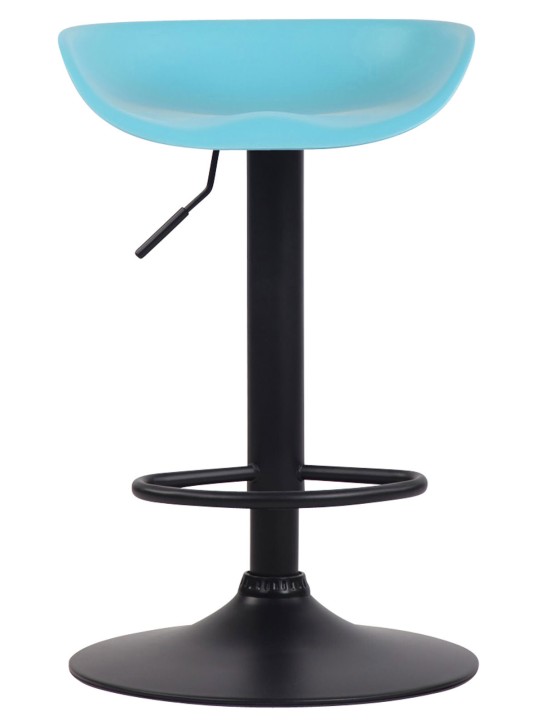 Set van 4 barkrukken Anaheim kunststof zwart, blauw Set van 4 barkrukken Anaheim kunststof zwart, blauw