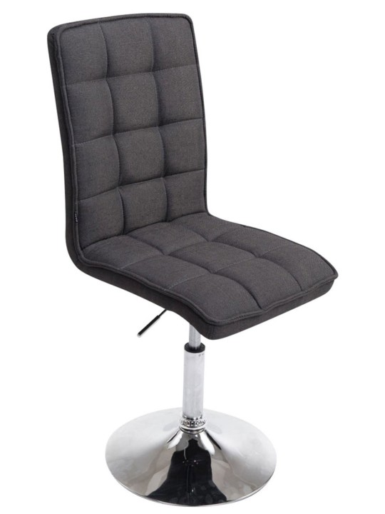 Set van 2 eetkamerstoelen Peking V2 stof, donkergrijs Set van 2 eetkamerstoelen Peking V2 stof, donkergrijs