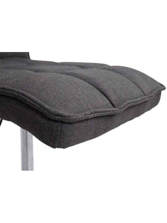 Set van 2 eetkamerstoelen Peking V2 stof, donkergrijs Set van 2 eetkamerstoelen Peking V2 stof, donkergrijs