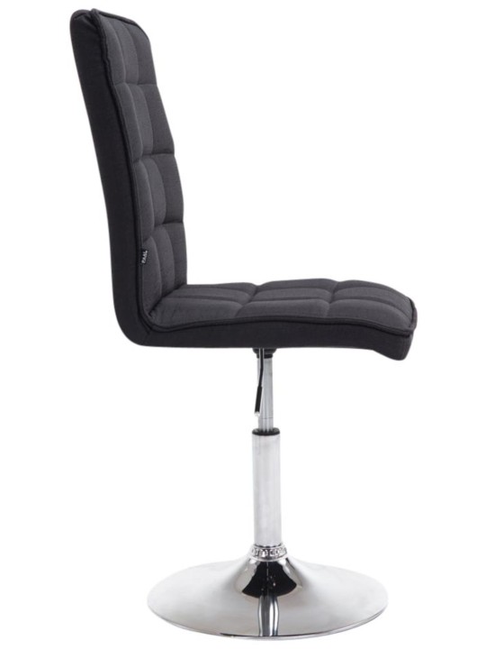 Set van 2 eetkamerstoelen Peking V2 stof, zwart Set van 2 eetkamerstoelen Peking V2 stof, zwart