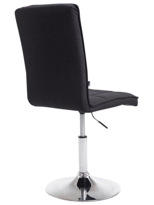 Set van 2 eetkamerstoelen Peking V2 stof, zwart Set van 2 eetkamerstoelen Peking V2 stof, zwart