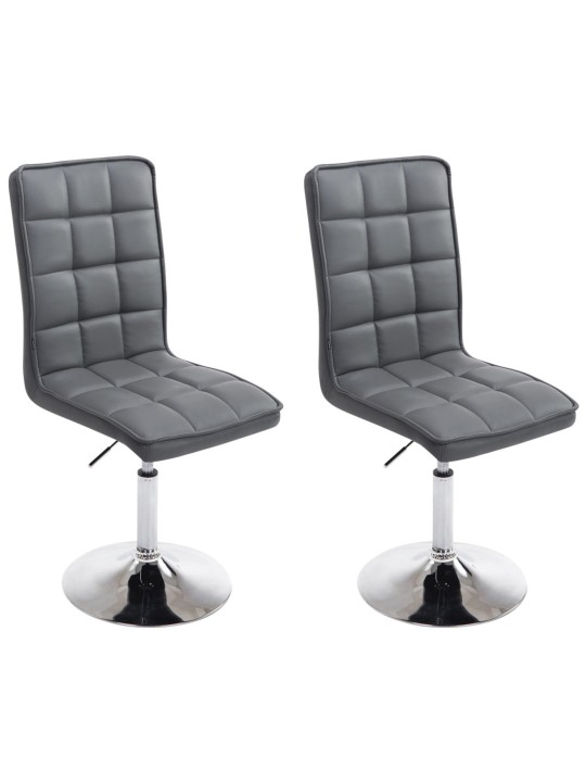Set van 2 eetkamerstoelen Peking V2, grijs