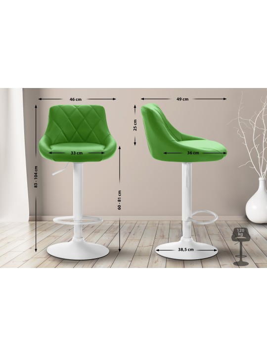 Barkruk Lazio kunstleer, groen Barkruk Lazio kunstleer, groen