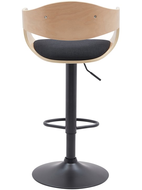 Barkruk Kingston B stof, naturel/zwart