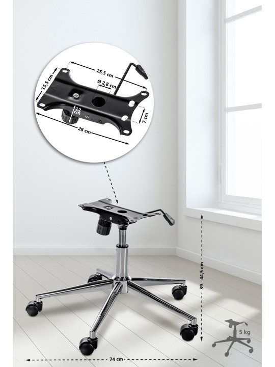 Frame bureaustoel 2, chroom Frame bureaustoel 2, chroom