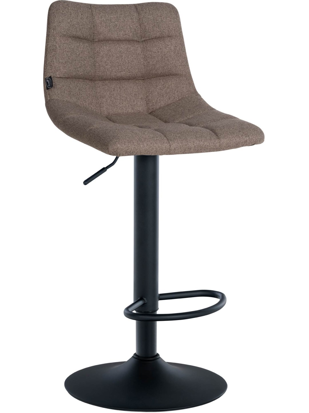 Barkruk Jerry stof, taupe