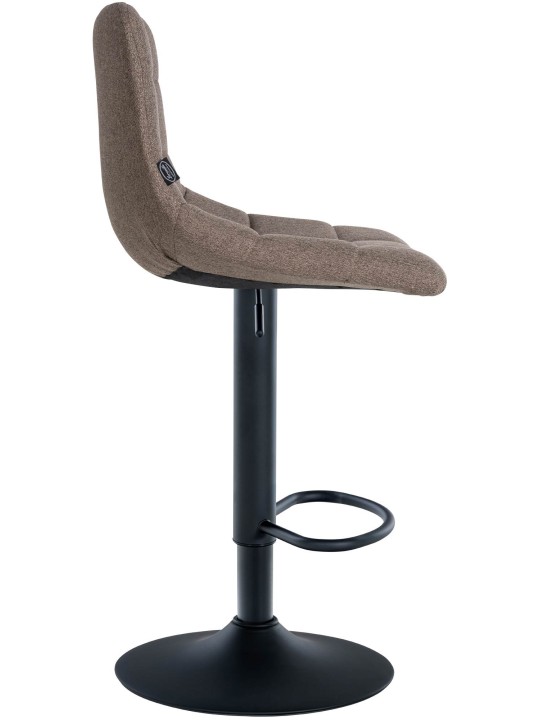 Barkruk Jerry stof, taupe