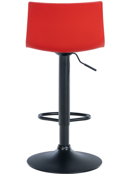 Barkruk Branford kunststof, rood