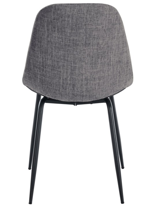 Set van 2 stoelen Tom stof, lichtgrijs Set van 2 stoelen Tom stof, lichtgrijs