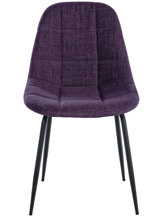 Set van 2 stoelen Tom stof, paars Set van 2 stoelen Tom stof, paars