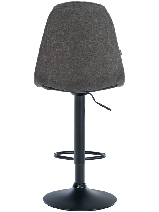 Barkruk Elmore stof B, donkergrijs