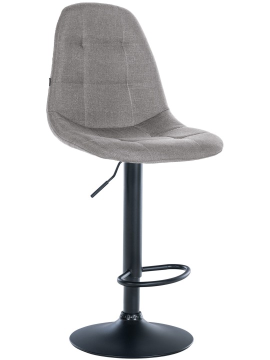 Barkruk Elmore stof B, grijs