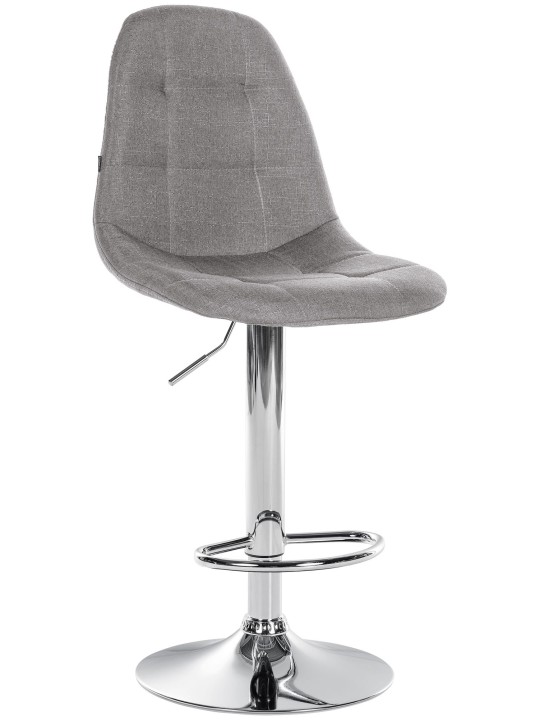 Barkruk Elmore stof C, grijs