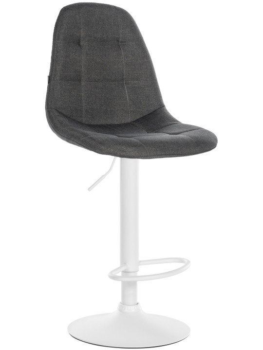 Barkruk Elmore stof W, donkergrijs