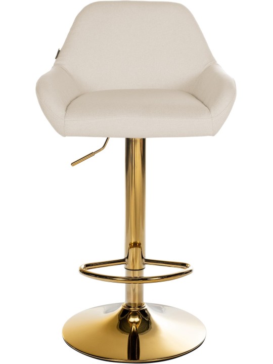 Barkruk Braga Gold stof, crème
