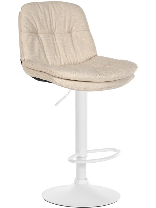 Barkruk Laurel stof, crème