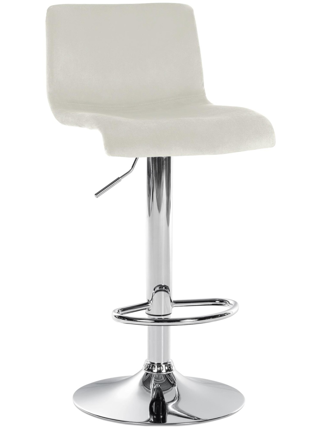 Barkruk Hoover fluweel C, crème