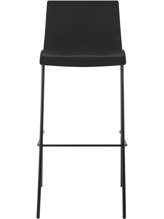Barkruk Hoover 4-poots frame, zwart