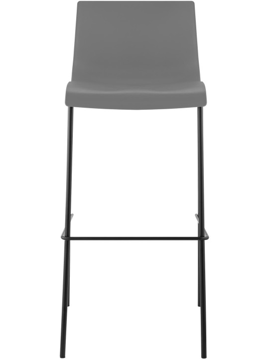 Barkruk Hoover 4-poots frame, grijs