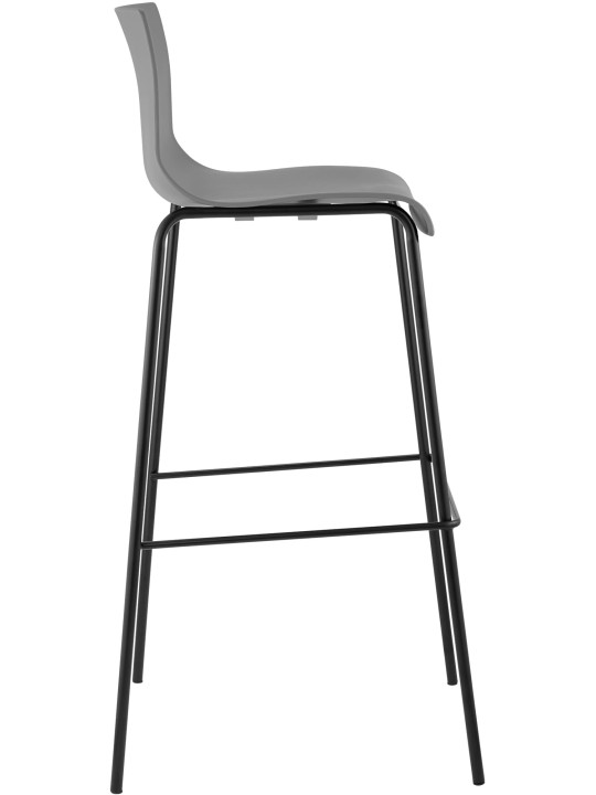 Barkruk Hoover 4-poots frame, grijs
