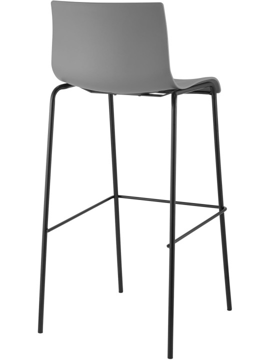 Barkruk Hoover 4-poots frame, grijs