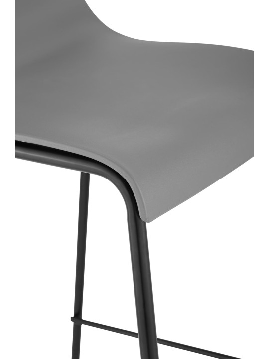 Barkruk Hoover 4-poots frame, grijs