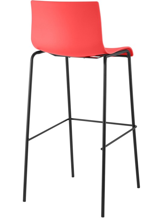 Barkruk Hoover 4-poots frame, rood Barkruk Hoover 4-poots frame, rood