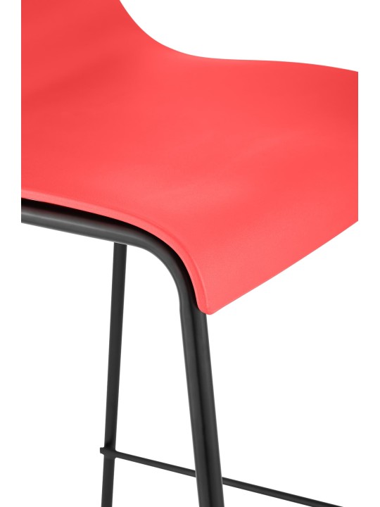 Barkruk Hoover 4-poots frame, rood Barkruk Hoover 4-poots frame, rood