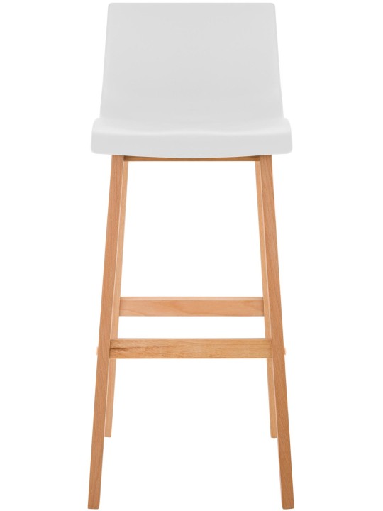 Barkruk Hoover Natura 4-poots frame, wit