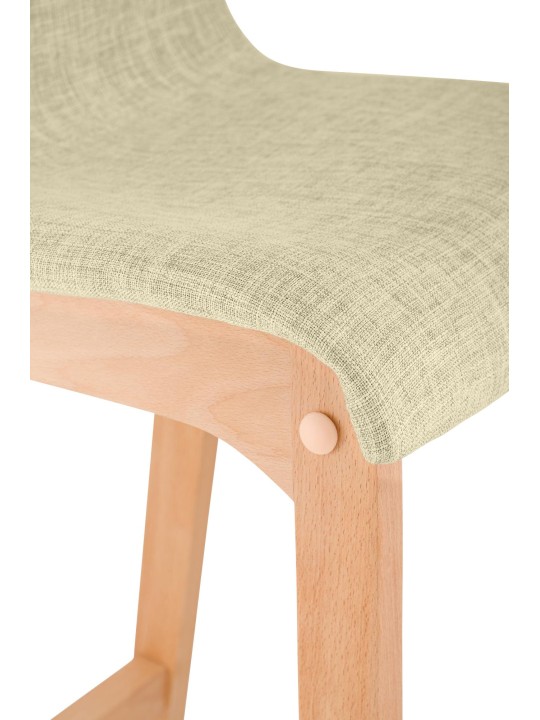Barkruk Hoover stof Natura, crème