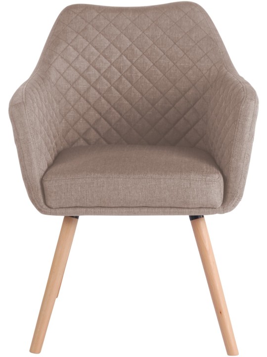 Eetkamerstoel Gent stof natura, taupe