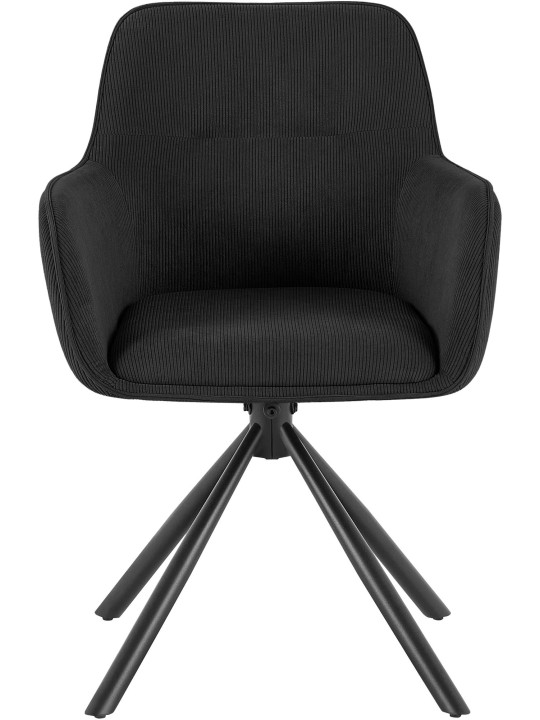 Stoel Tipton Cord, zwart Stoel Tipton Cord, zwart