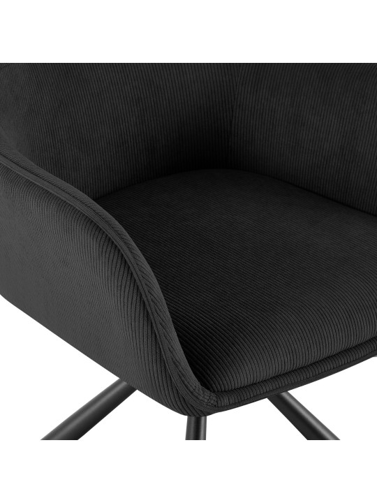 Stoel Tipton Cord, zwart Stoel Tipton Cord, zwart