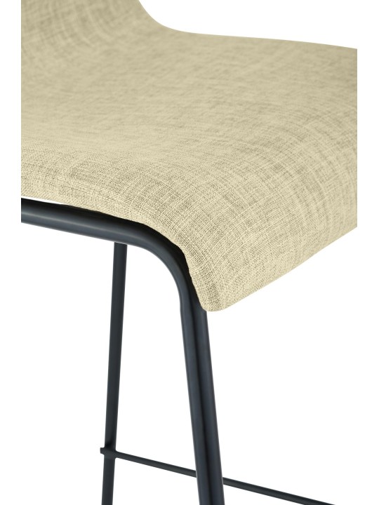 Barkruk Hoover stof 4-poots frame, crème
