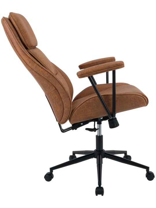 Bureaustoel Siddar, antiek bruin Bureaustoel Siddar, antiek bruin