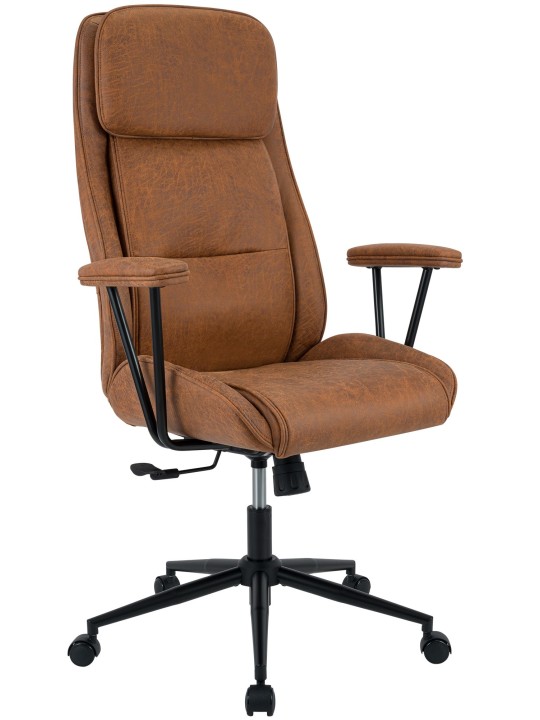 Bureaustoel Siddar, antiek bruin Bureaustoel Siddar, antiek bruin