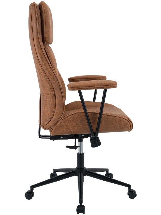 Bureaustoel Siddar, antiek bruin Bureaustoel Siddar, antiek bruin