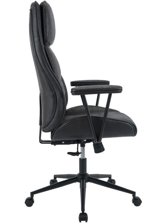 Bureaustoel Siddar, antiek zwart Bureaustoel Siddar, antiek zwart