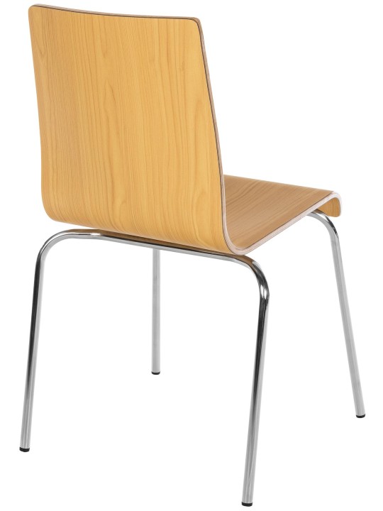 Set van 4 bezoekersstoelen Gahanna, natuur Set van 4 bezoekersstoelen Gahanna, natuur