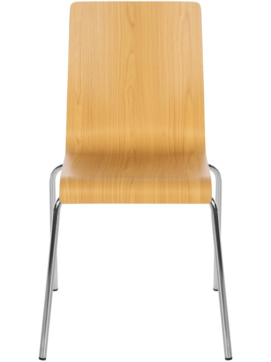 Set van 4 bezoekersstoelen Gahanna, natuur Set van 4 bezoekersstoelen Gahanna, natuur
