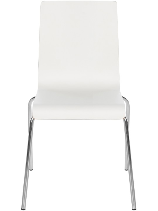 Set van 4 bezoekersstoelen Gahanna, wit Set van 4 bezoekersstoelen Gahanna, wit