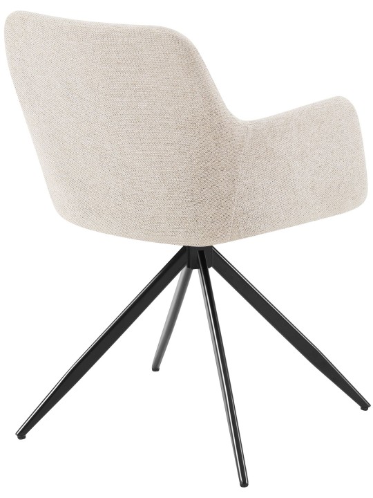 Set van 2 eetkamerstoelen Olema stof, crème Set van 2 eetkamerstoelen Olema stof, crème
