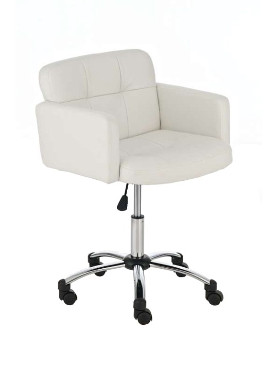 Werkkruk Los Angeles kunstleer, wit Werkkruk Los Angeles kunstleer, wit