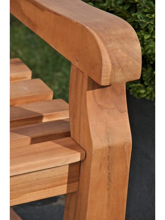 Teakhouten bank Jackson 120 cm, teak