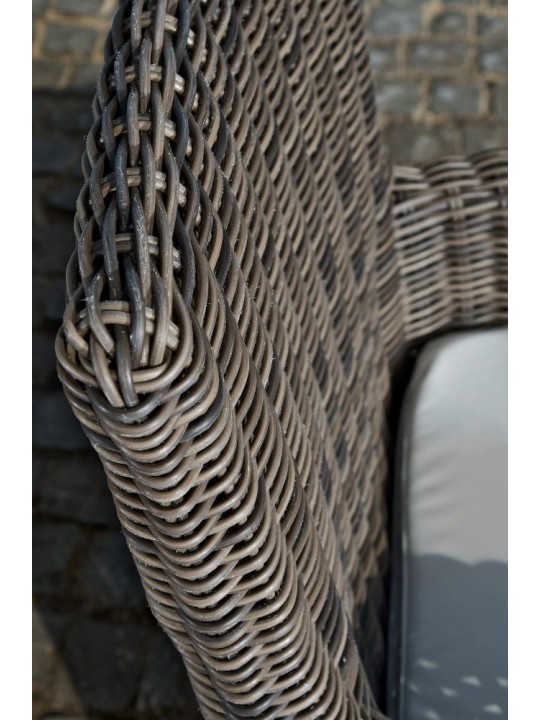 Stoel Fontana / Saint Marlo Crème 5mm, grijs gemêleerd Stoel Fontana / Saint Marlo Crème 5mm, grijs gemêleerd